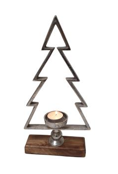 Teelichthalter Tannenbaum 33 cm